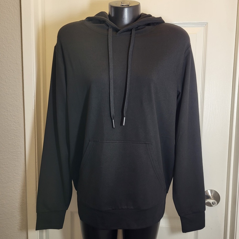 Comfrt All Day Jersey Hoodie Women's‎ Onyx Black Size-XS Design in USA